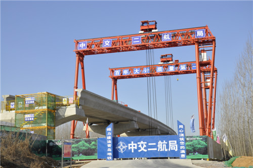 中交二航承建青岛轨道交通R3线九工区