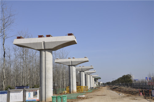 中交第 一公路局承建青岛轨道交通R3线十一工区
