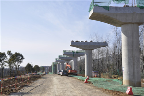 中交第 一公路局承建青岛轨道交通R3线十一工区